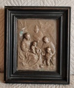 Stara plakieta Święta Rodzina 1659 rok