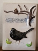 Płytka ceramiczna, Kos, Jie Gantofta, nr 291-2, stan bardzo dobry, vintage