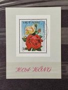 (793)) Wietnam, blok róże