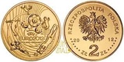 MISTRZOSTWA   EURO 2012 r.2 zł x 50 szt. 2005 r. Woreczek Menniczy 