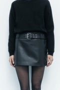 Zara Spódnica skórzana limited edition S