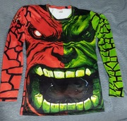 Sportowy t-shirt Hulk 3D *L* szybkoschnąca