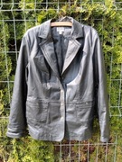 Skórzana kurtka, skórzany płaszczyk, retro, vintage, old, yuppie company