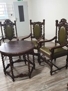 Komplet mebli w stylu gdańskim XIX w.