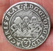 Śląsk, Księstwo Legnicko-Brzesko-Wołowskie 3 krajcary 1656 Brzeg