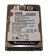 Dysk twardy 2,5" WD Scorpio Black 250GB WD2500BEKT-60PVMT0