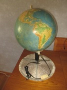 LAMPKA GLOBUS RETRO VINTAGE PRL 