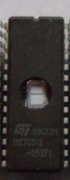 27C512-25 M27C512-25XF1 EPROM UV 512K STM  SPRAWDZONY