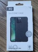 zestaw 3x Etui Xqisit Silicone Case Anti Bac do iPhone 13 Pro czarne