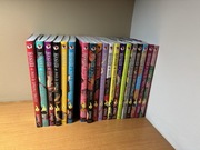 Hanako mangi tom od 1 do 19, manga, przypinki, bryloczki, dodatki