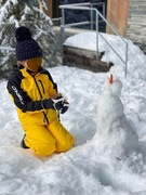 kurtka+spodnie narciarska firmy O'NEILL, dzieciece, kolor żółty/czarny