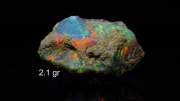 Opal Szlachetny | B. Mocno Opalizujący | 2.1 gr | Minerał Surowy Kryształ 