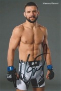 Mateusz GAMROT oryginalny autograf! UFC MMA KSW