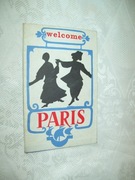 WELCOME PARIS - MAPA W J. ANGIELSKIM lata 70-80-te