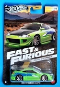 Hot Wheels 1995 Mitsubishi Eclipse Fast & Furious Brian Silver Series