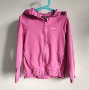Bluza sportowa Bekkin 128 róż dziewczęca z kapturem (562)