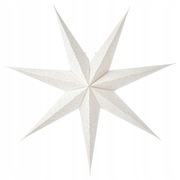 IKEA STRALA klosz gwiazda 90 cm BIAŁA KORONKA NOWY!