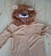 Jednoczęściowy kombinezon  w stylu lwa z kapturem kigurumi 122/128 H&M