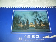 KALENDARZ WIDOKÓWKOWY  - WILANÓW 1980 r.