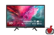 TELEWIZOR UD LCD 24 ANDROID 11 SMART TV DVBT HEVC