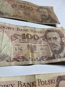 Zestaw 3 - PRL 100zł z 1983r.