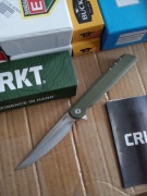 CRKT LCK Large 3810 to cienki i lekki kieszonkowy nóż EDC oliwkowe