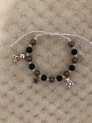 bransoletka z misiami i gwiazdkami