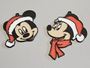 Zawieszki świąteczne na choinkę (zestaw 2 sztuk) Myszka Miki