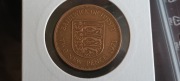 Jersey Anglia 2 New Pence 1971 Bronze Coin Elizabeth II 
