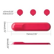 BCASE TUP Magnetyczny Organizer Do Kabli Przewodów Klipsy Czerwony | Nowy