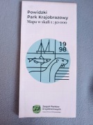 Powidzki Park Krajobrazowy mapa 2025 