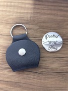 Brelok Pick Holder skórzany na kostki do gitary