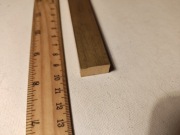 Płaskownik mosiężny 10 x 20 mm, długość 10 cm