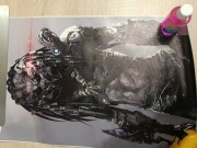 Plakat na płótnie – motyw Predator – 30x45 cm (bez ramy)