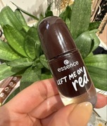Essence Gel Nail Colour Lakier Paznokci 72 Left Me On Red bordowy brązowy