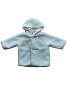 DZIEWCZYNKA - płaszczyk /futerko biały rozm  92.98cm