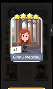 Monopoly go karta Ginny Weaslay 4* set 13 naklejka