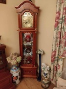 zegar - witrynka z lustrem 