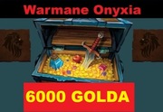 WOW WARMANE ONYXIA GOLD 6000 GOLDA ZŁOTA WORLD OF WARCRAFT A/H