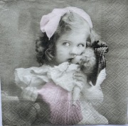 Serwetka decoupage Vintage RETRO 33x33 cm 1szt