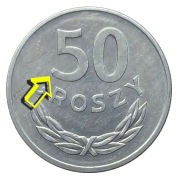 50 GROSZY 1983 [nr 129] MONETA PRL >>>>>>>>>> D E S T R U K T