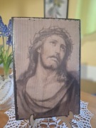 Obraz na desce Jezus w cierniowej koronie 