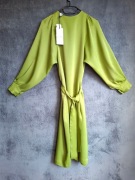 Sukienka Scotch & Soda, zielona, długi rękaw, wiskoza, S, nowa z metką