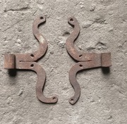 Stare kute zawiasy drzwi furtka brama zestaw #1 