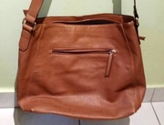 Koniakowa torba damska na ramię Anna Field, skóra ekologiczna, NOWA.