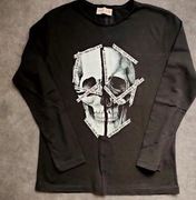 ZARA nowa bluzka,bluza z czaszką , bawełna,r.140