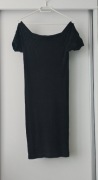 Czarna sukienka krótki rękaw Amisu rozm S 
