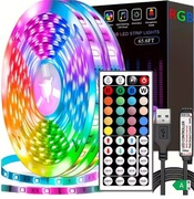 Taśmy LED RGB z Pilotem 44-klawiszowym Idealne do Dekoracji Pokoju 20M