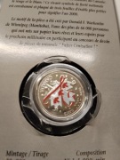 Rzadka moneta 25 centów Kanada Pride 2000 piękny liść klonu mały nakład 