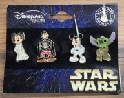 STAR WARS Disney, Disneyland Paris - zestaw 4 pinów z 2010 roku